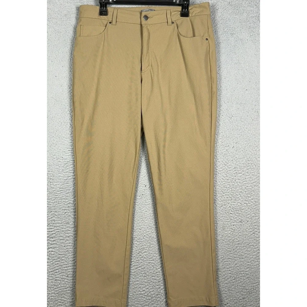 VRST Pants Mens 35X30 Tan Slim Fit Limitless 5-Pocket Performance Chino Stretch